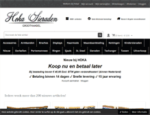 Tablet Screenshot of hokasieraden.nl
